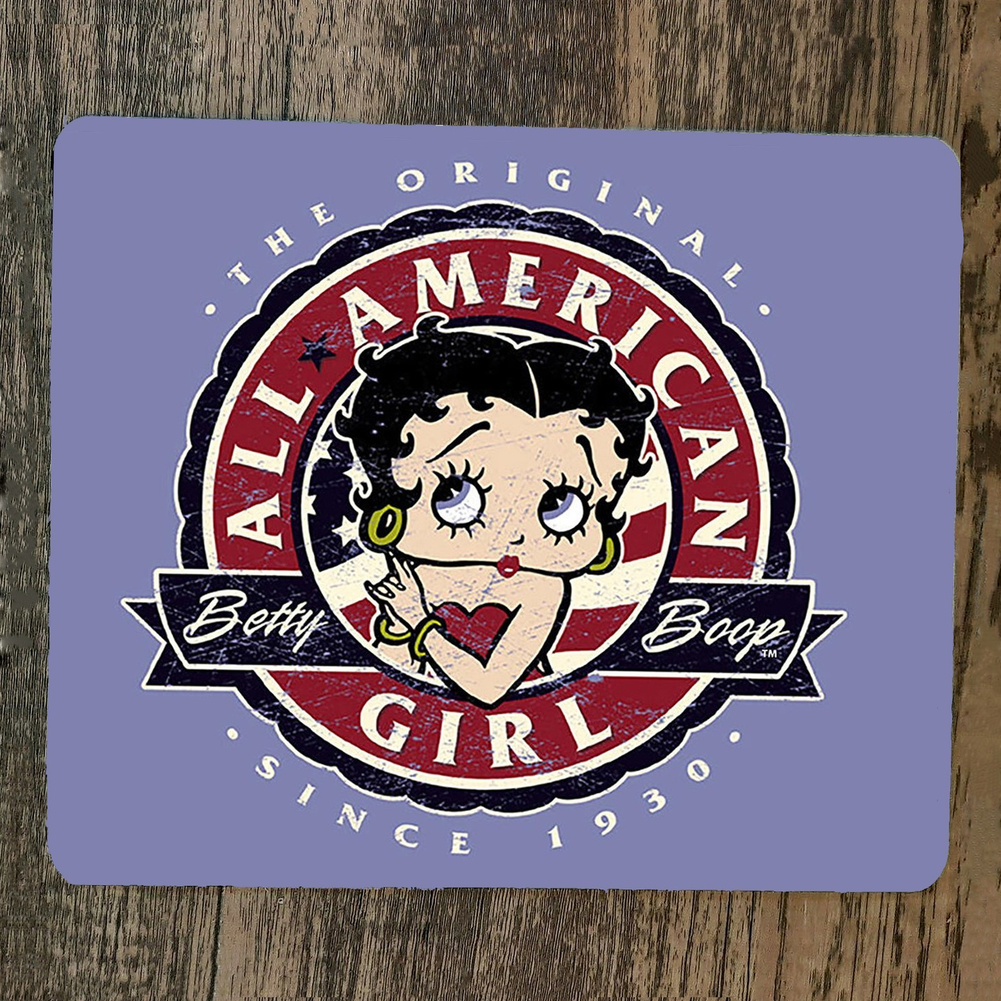 Mouse Pad Betty Boop American Girl