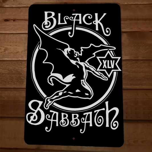 XLV Black Sabbath 8x12 Metal Wall Sign