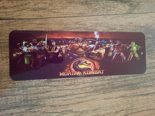 Mortal Kombat Art Banner Marquee 3x12 Metal Wall Sign