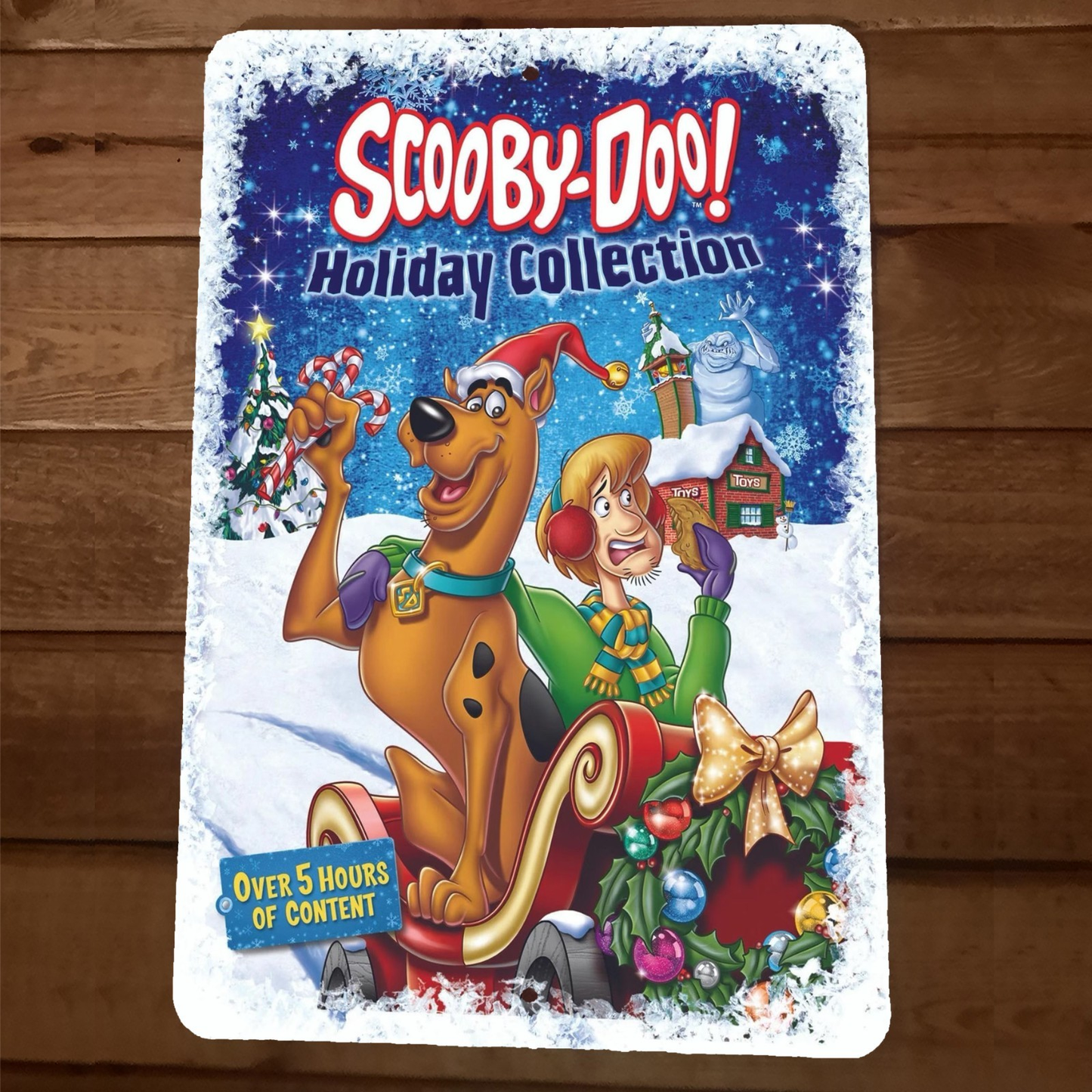 Scooby Doo Holiday Collection Christmas Artwork 8x12 Wall Sign #2
