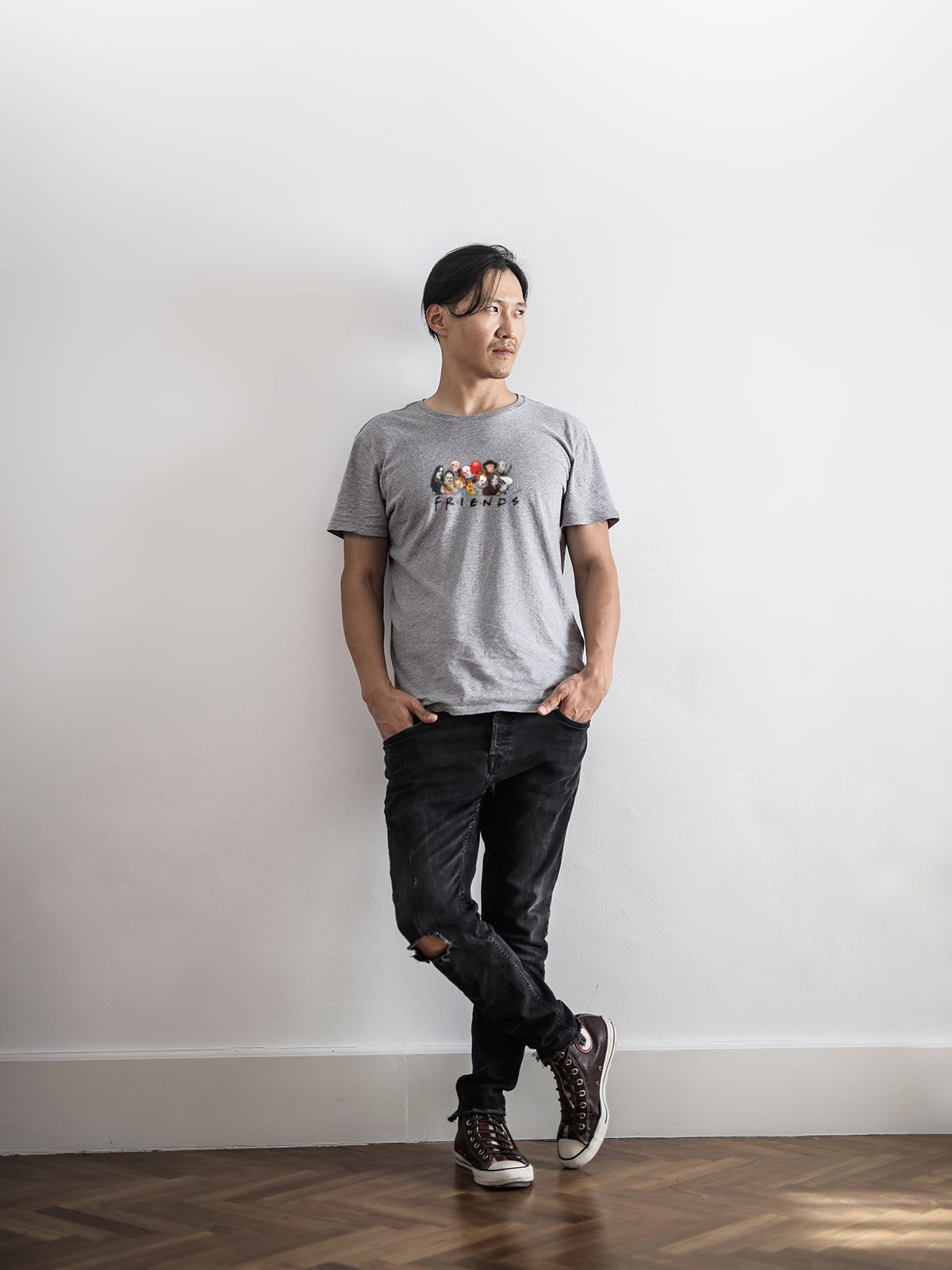 Horror Friends Legends Mens T Shirt Mens T Shirt Gildan
