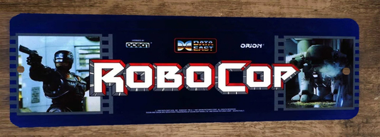 Robocop Classic Arcade Marquee Banner 3x12 Inch Metal Wall Sign by Sega Data East