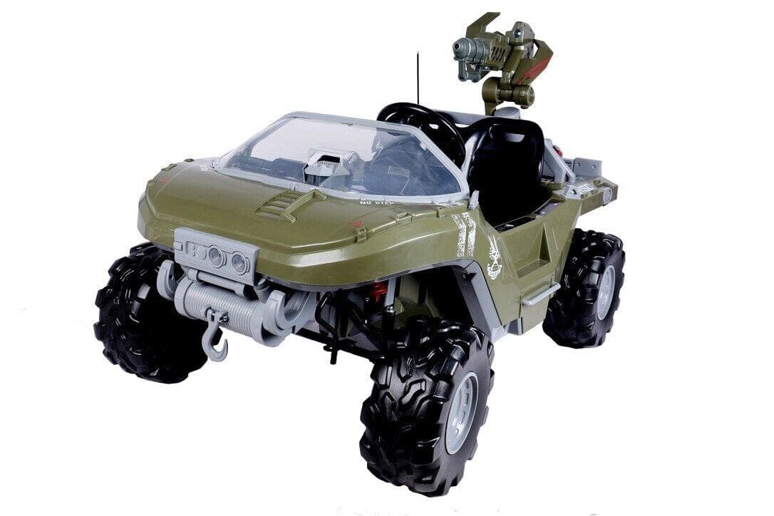 Halo Warthog Electric Ride-On Vehicle with Laser Tag Gun and Body Armor - Microsoft Licensed