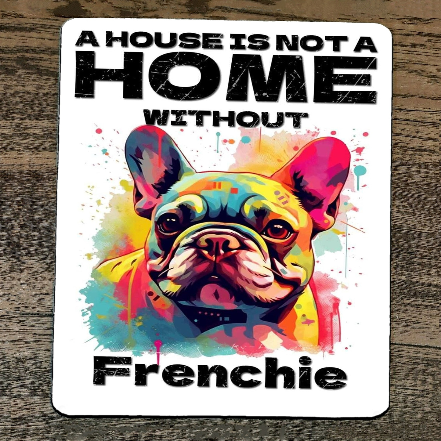 Mouse Pad House Is Not A Home Without Frenchie Dog