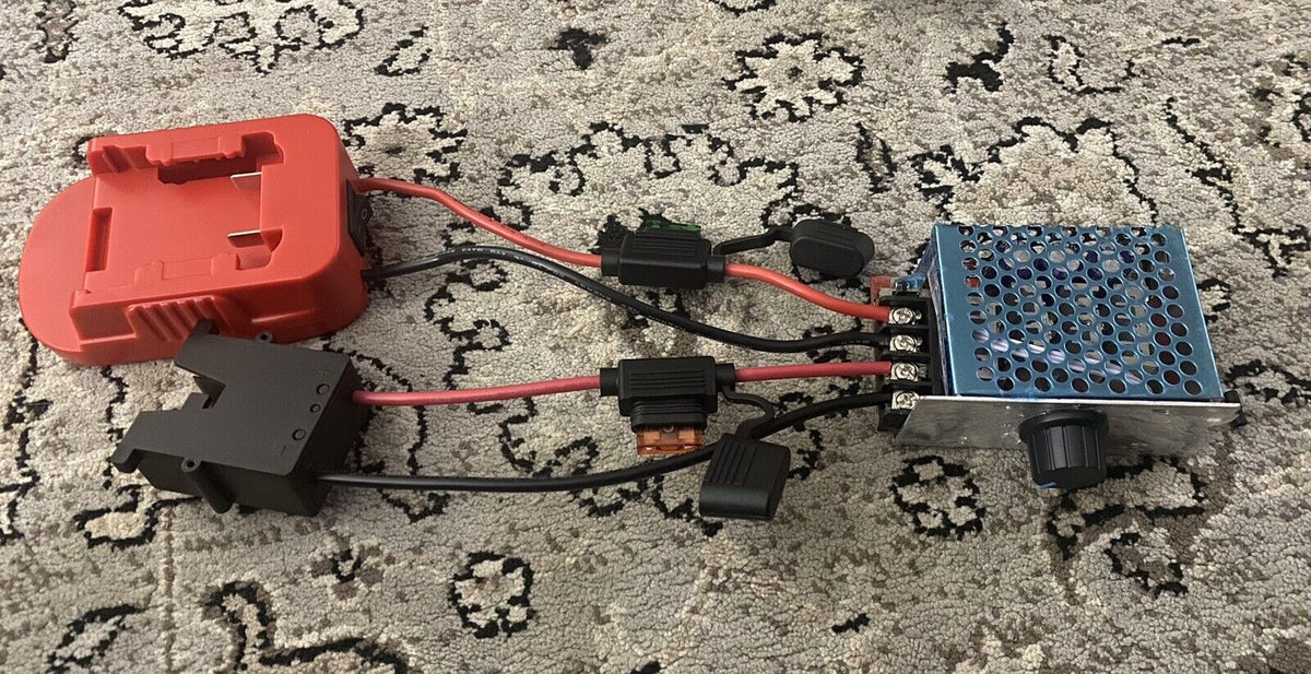 Upgrade Your Power Wheels with the 18V Plug & Play Conversion Kit - Includes Tool Battery x2 and Charger!