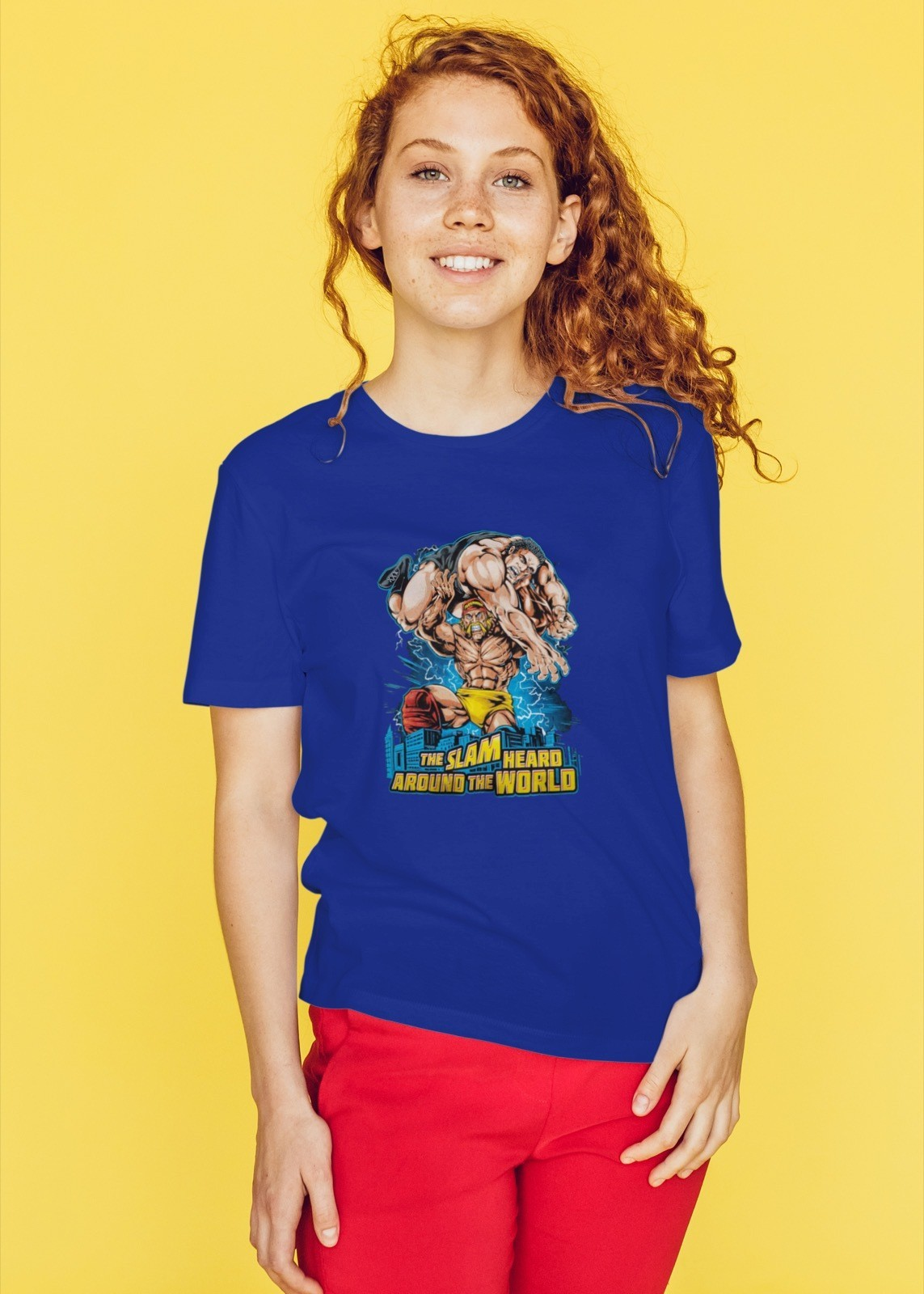 The Slam Heard Around the World Hogan vs. Andre the Giant Men's T-Shirt