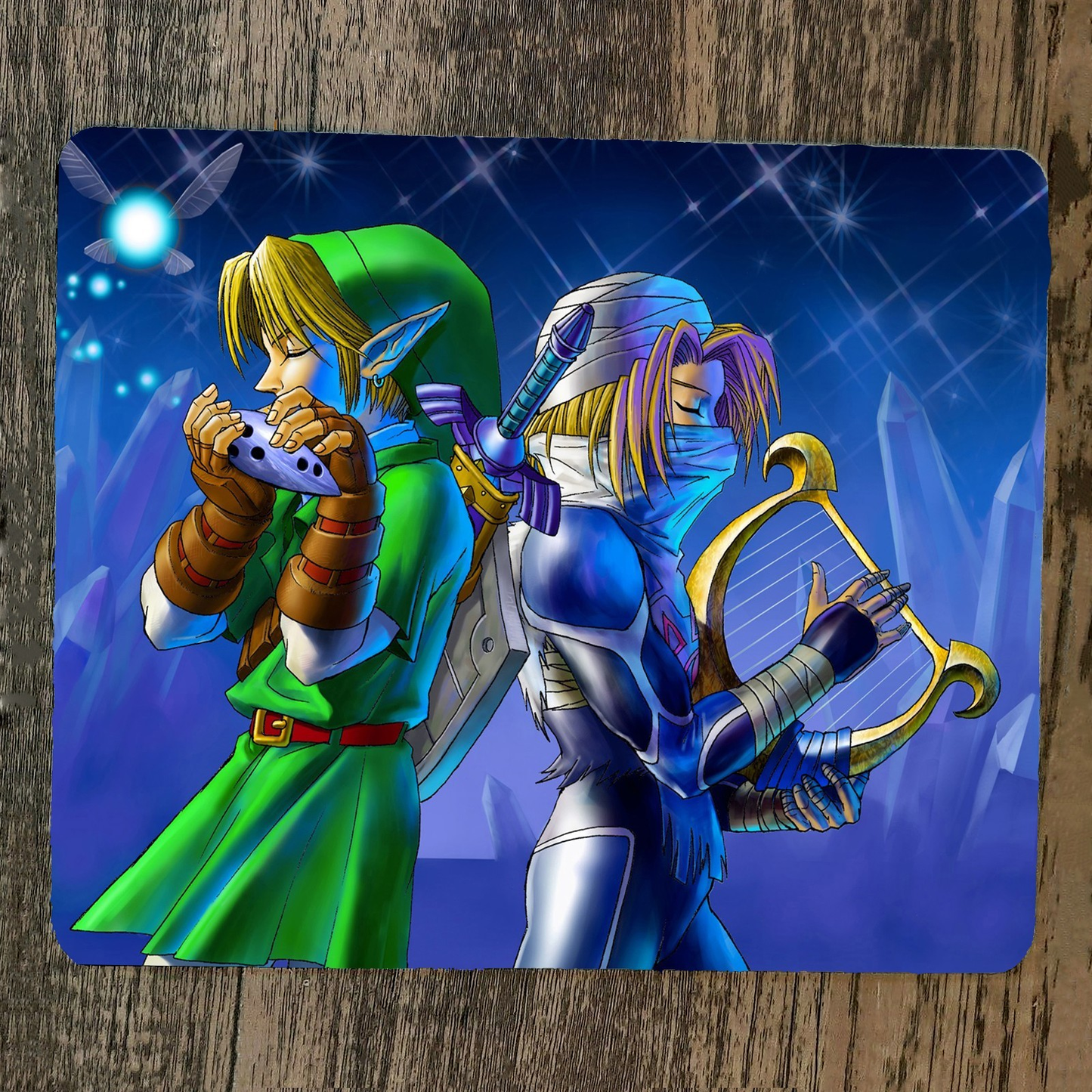 Mouse Pad Link Sheik Duo Zelda
