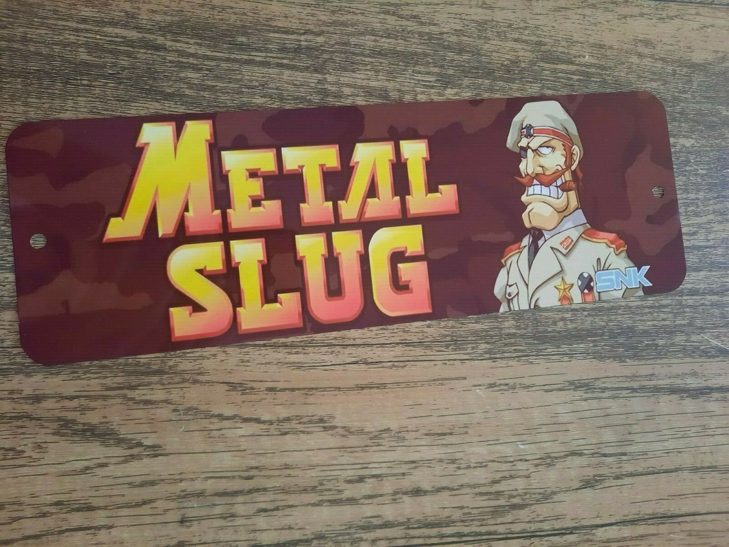Metal Slug 3x12 Metal Wall Sign