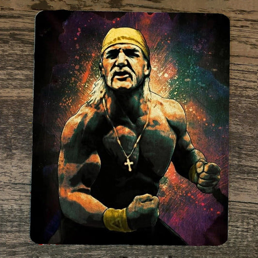 Mouse Pad Legendary Hulk Hogan Artwork Flexing