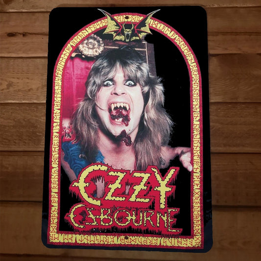 Ozzy Osbourne 8x12 Metal Wall Sign #17