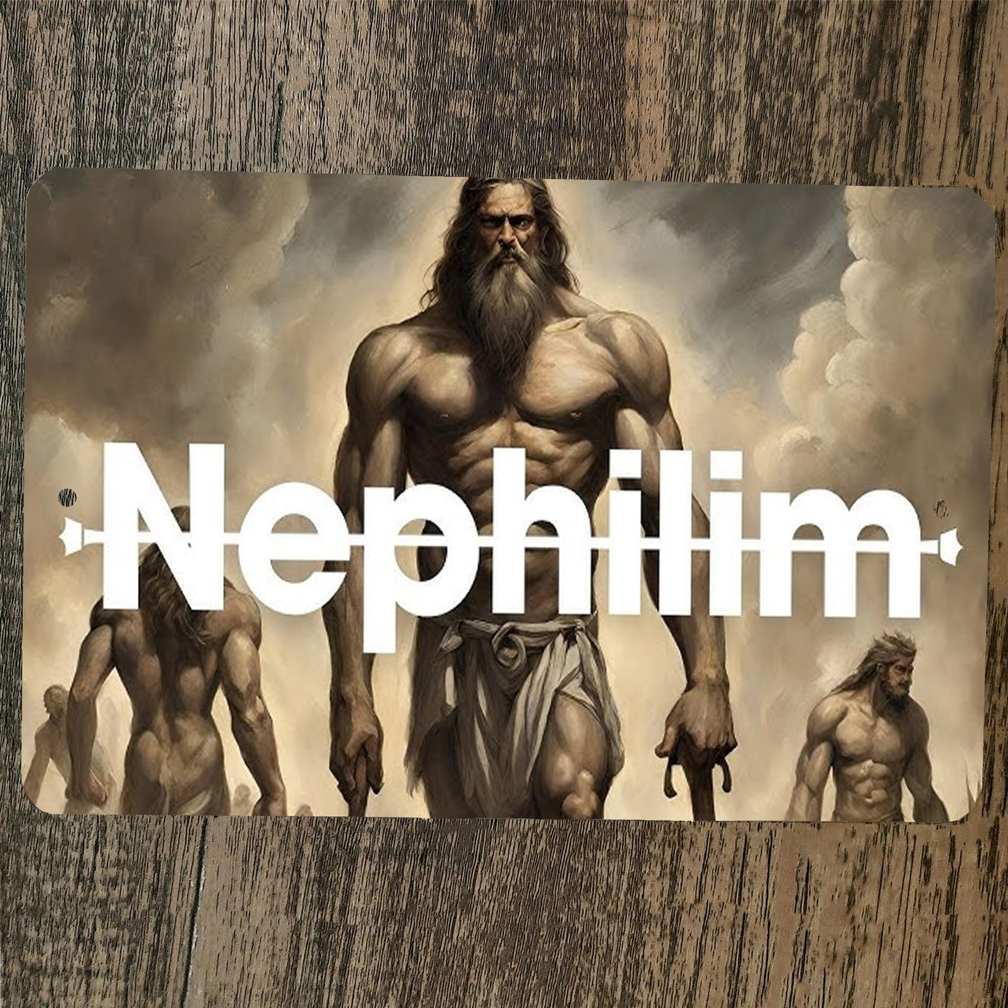 Bible Giants Nephilim 8x12 Metal Wall Sign