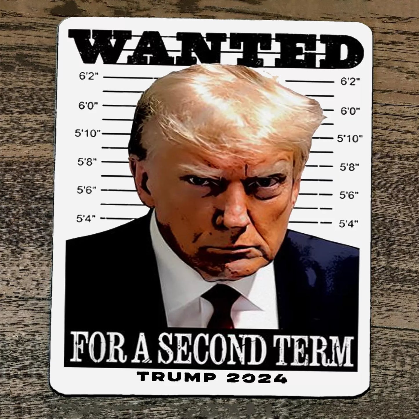 Mouse Pad Wanted For a Second Term Donald #45 Trump 2024