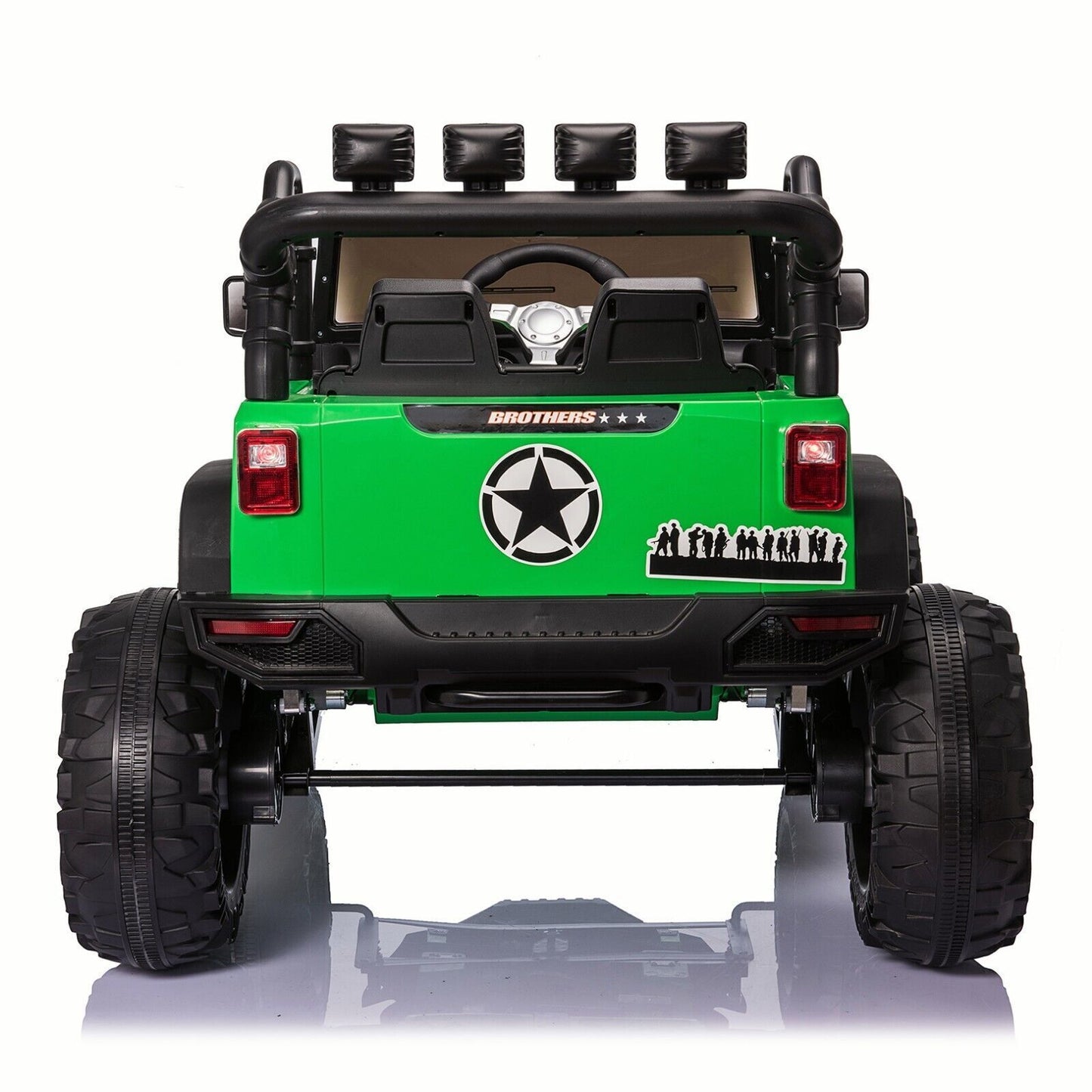 Electric 24V Battery Kids Ride On Car Toy Truck with USB, Bluetooth, and Remote Control Features