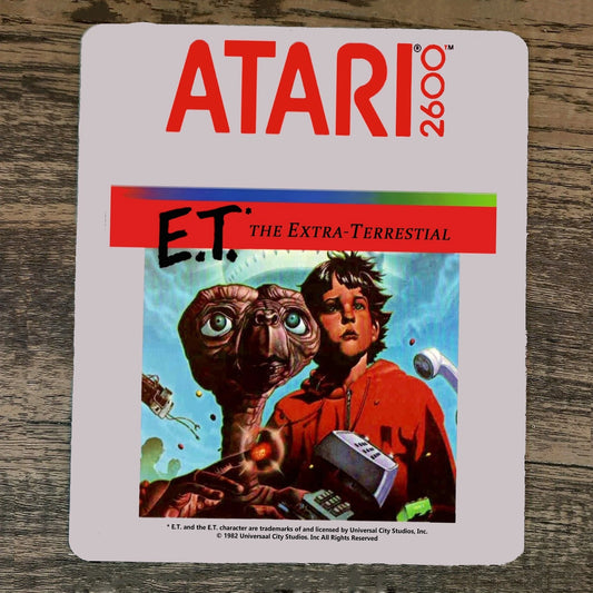 Mouse Pad ET The Extra Terrestrial Atari Box Cover 2600