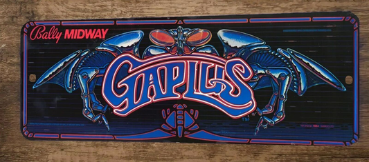 Gaplus Arcade 3x12 Metal Wall Video Game Marquee Banner Sign
