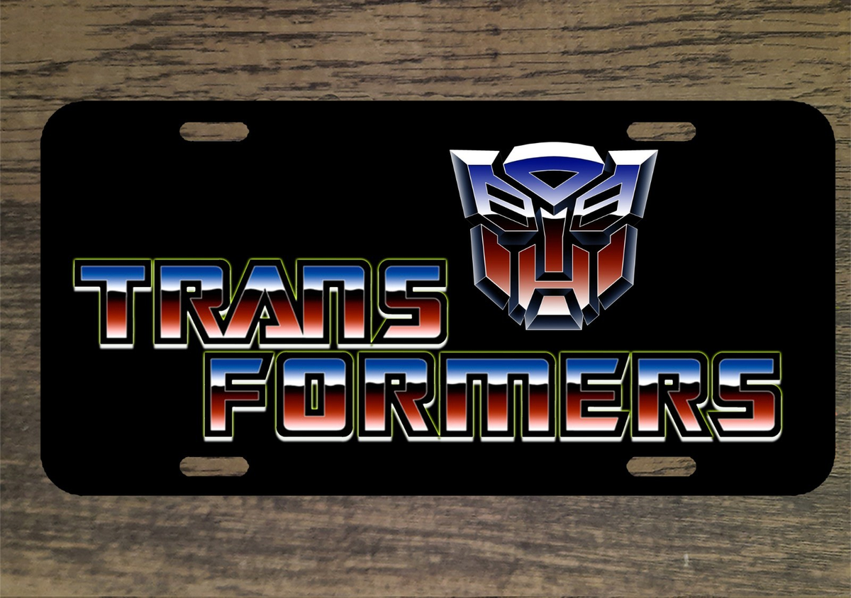 Transformers Autobot 6x12 Custom Mountable Novelty License Plate
