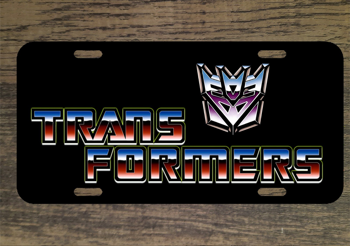 Transformers Decepticon 6x12 Custom Mountable Novelty License Plate