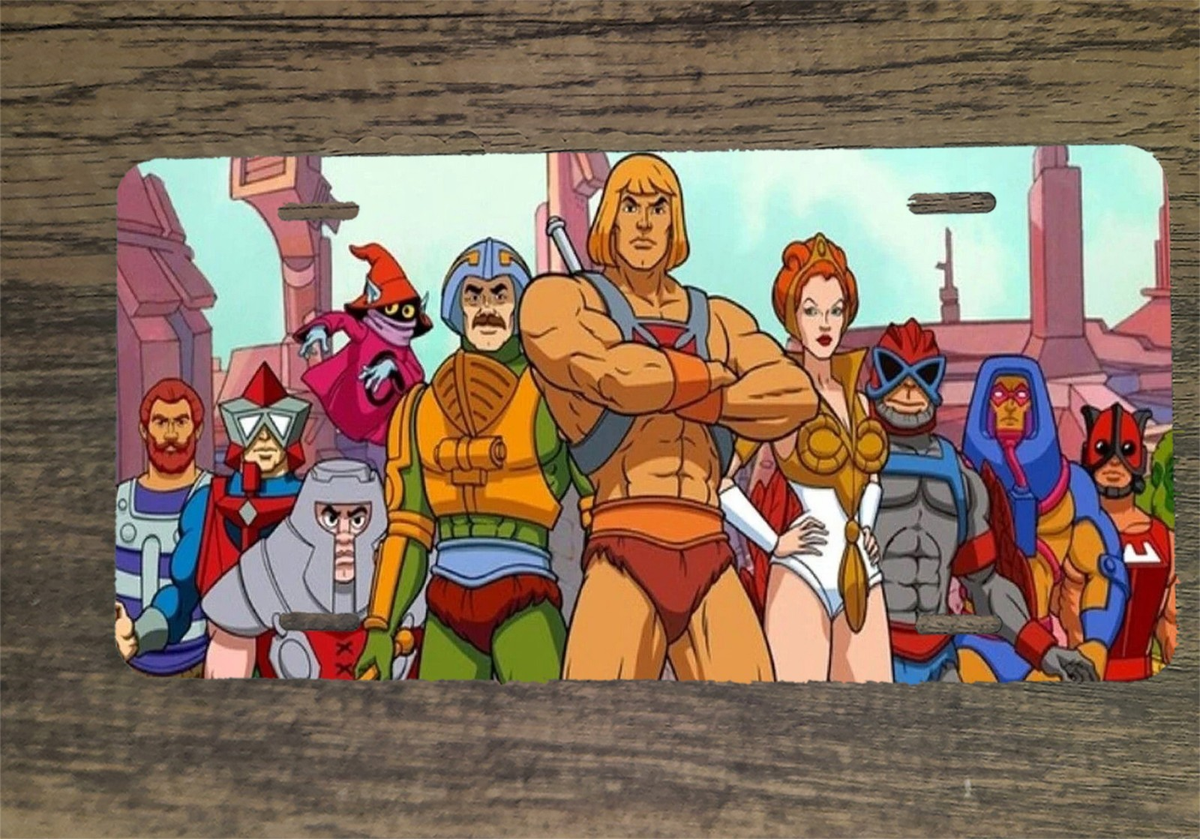He Man Masters of the Universe MOTU 6x12 Custom Mountable Novelty License Plate