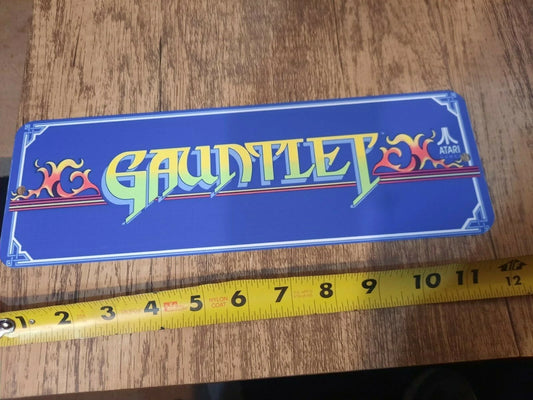 Gauntlet Video Game 3x12 Metal Wall Sign Classic Arcade