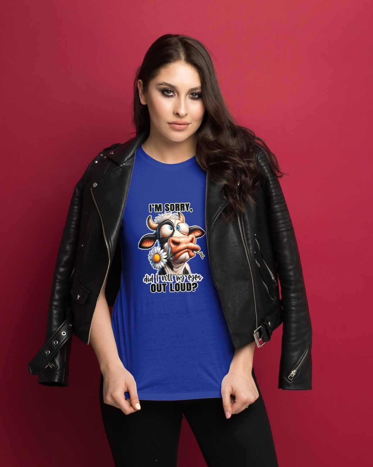 Theres a 99% Chance I Dont Care Cow Mens T Shirt