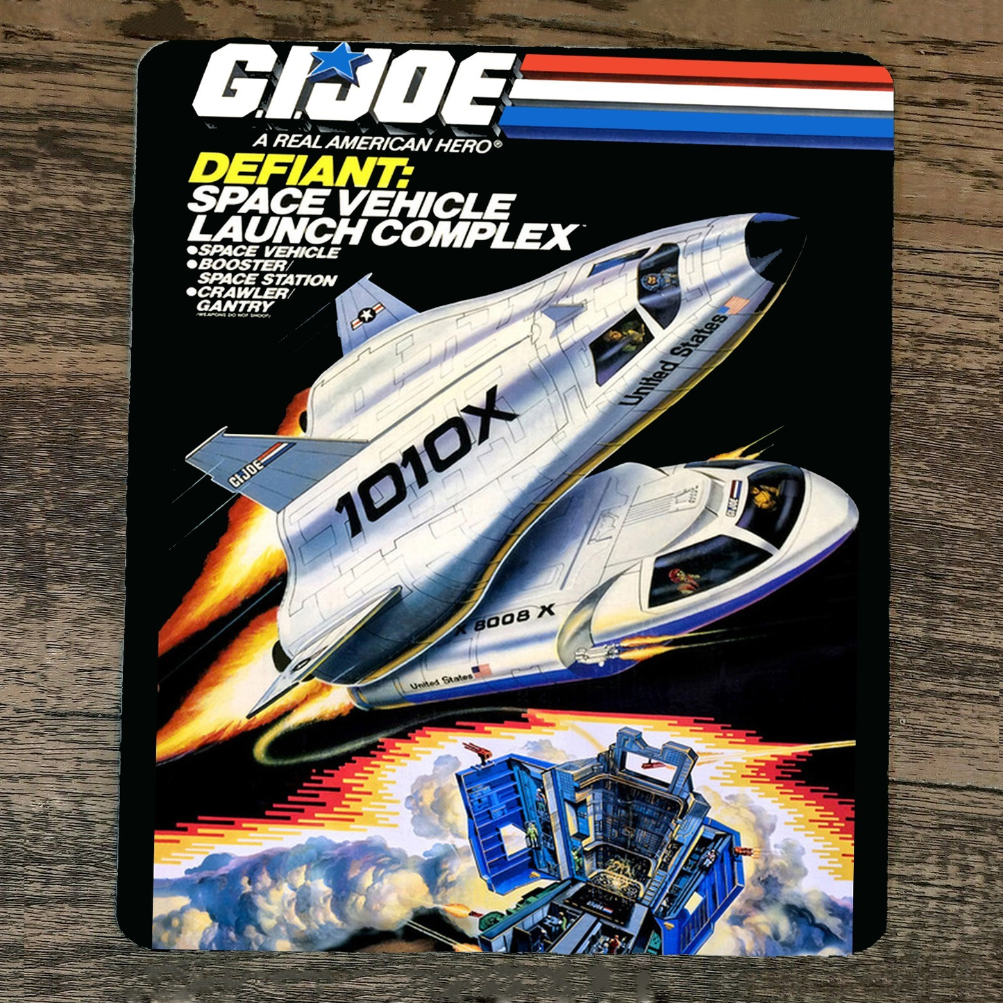 Mouse Pad GI Joe Defiant Space Vehicle Launch Complex