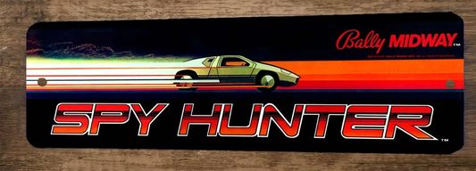Spy Hunter 3x12 Metal Wall Video Game Arcade Sign Poster #2