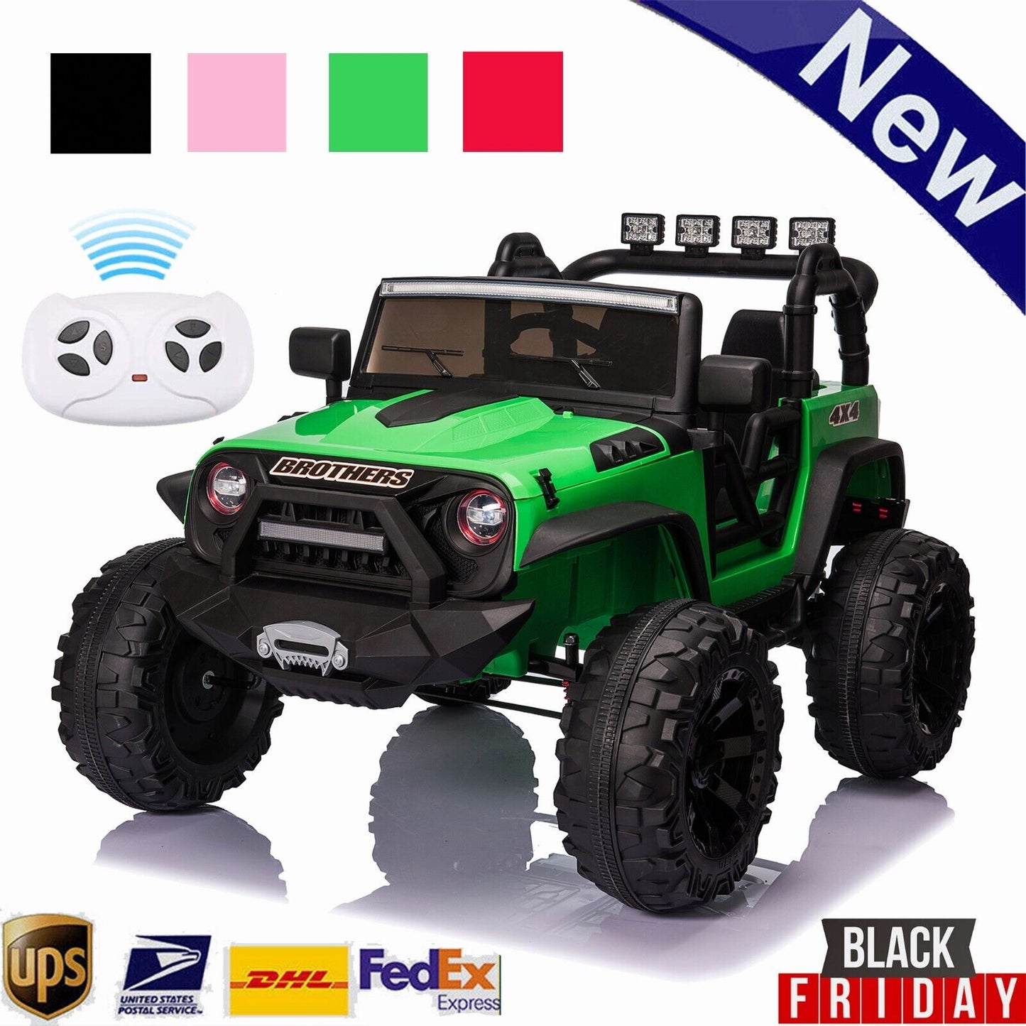 Remote Control 24V Electric Ride On Car Toy with Music - Perfect Gift for Kids