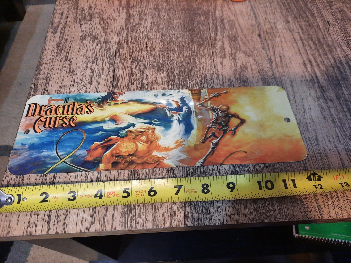 CastleVania III: Dracula's Curse Classic Video Game Marquee Banner 3x12 Inch Sign