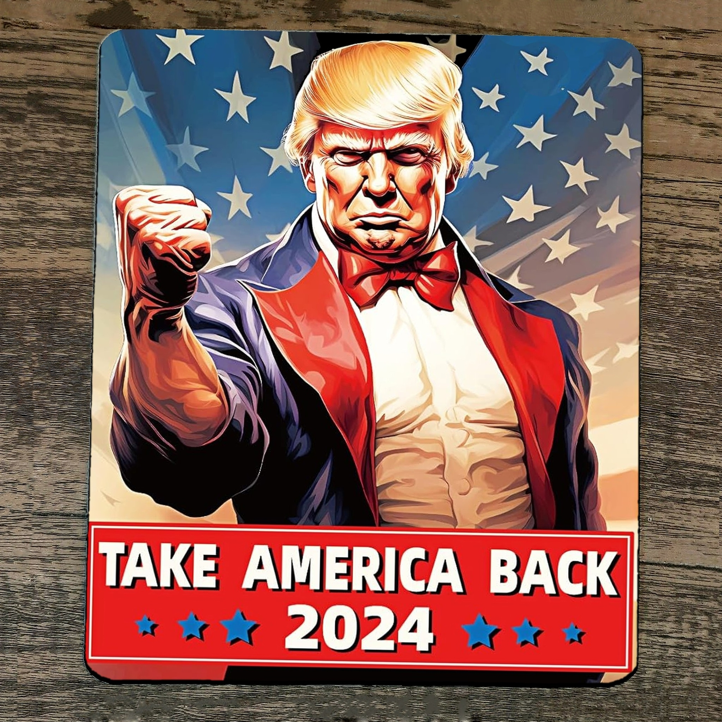 Mouse Pad Take America Back Donald #45 Trump 2024