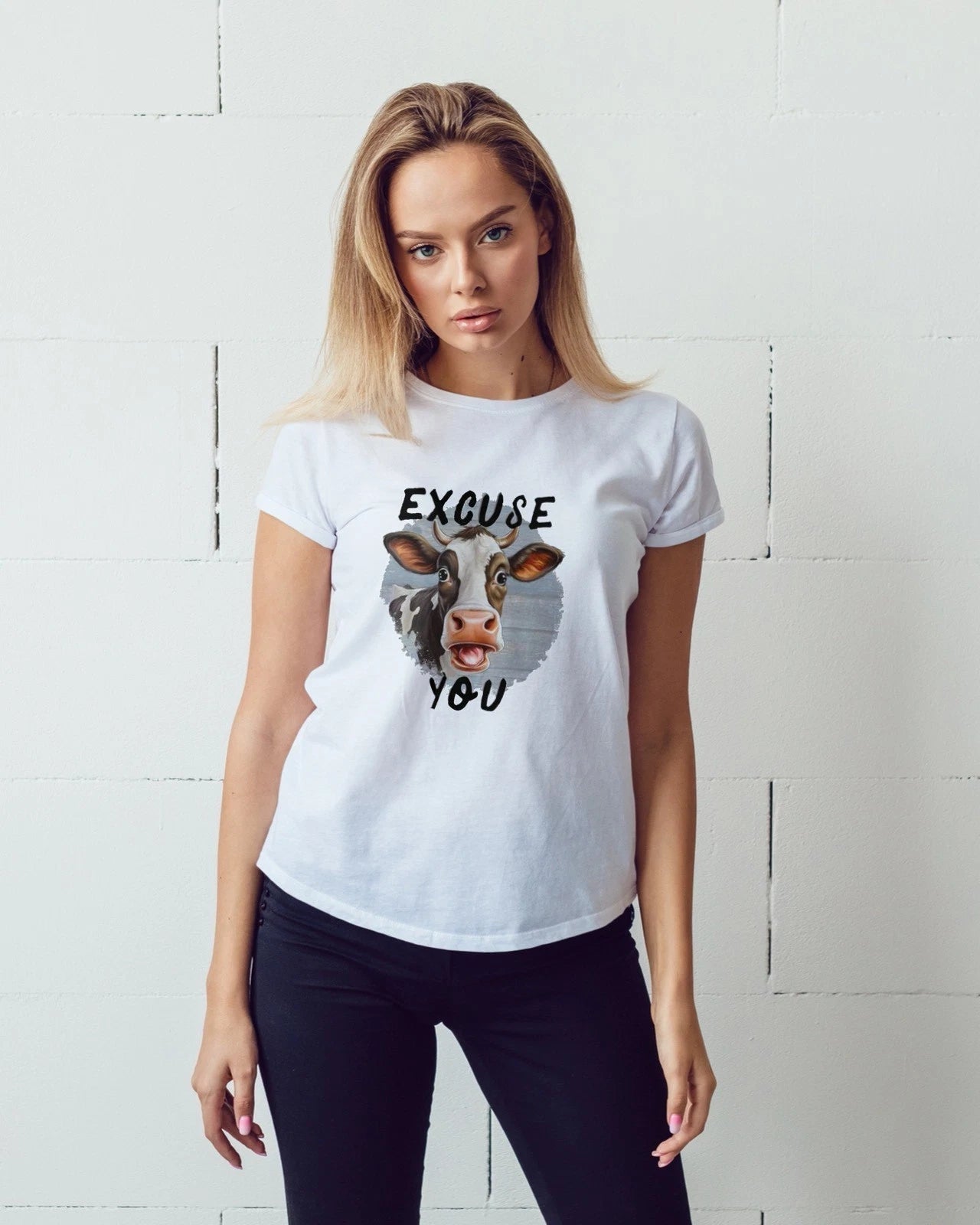Excuse You Cow Mens T Shirt