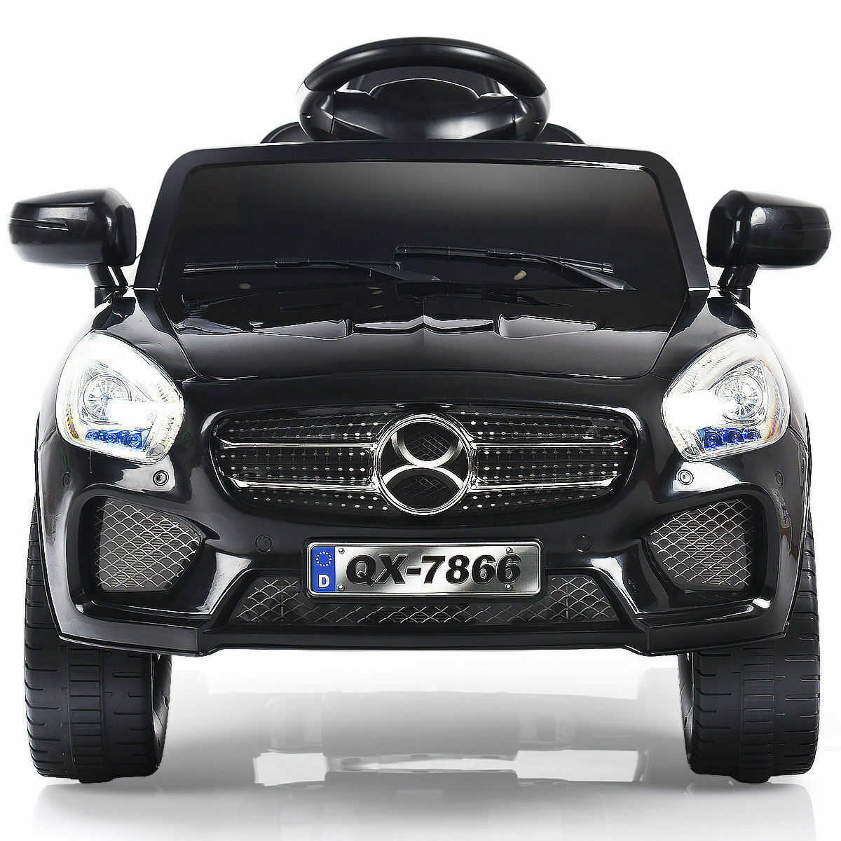 6V Kids Ride On Car with RC Remote Control and LED Lights - Perfect Christmas Gift!
