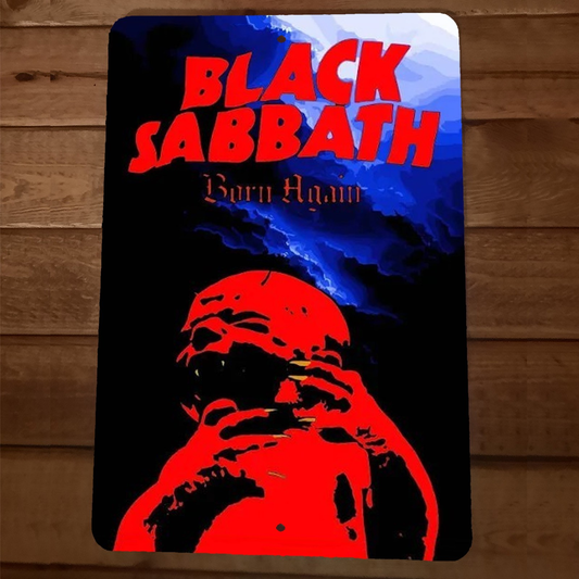 Born Again Art #2 Black Sabbath 8x12 Metal Wall Sign