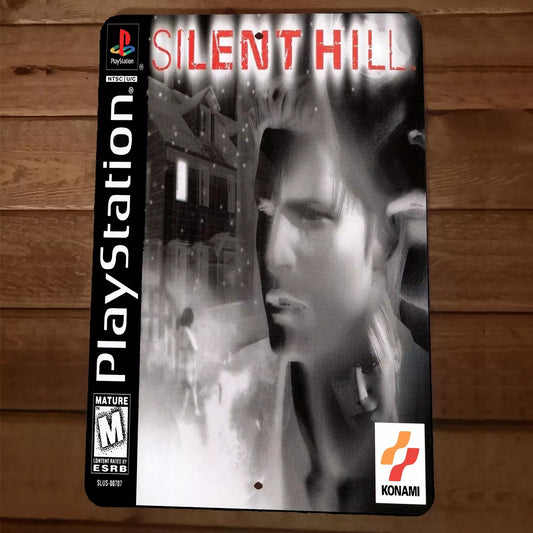 Silent Hill Cover Art 8x12 Metal Wall Sign
