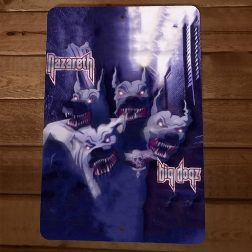 Nazareth Big Dogs 8x12 Metal Wall Sign