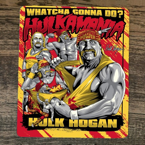 Mouse Pad Hulkamania Legendary Hogan Whatcha Gonna Do