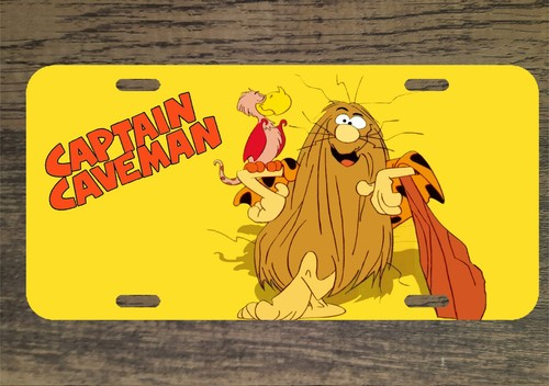 Captain Caveman Classic Cartoon 6x12 Custom Mountable Novelty License Plate