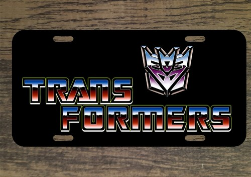 Transformers Decepticon 6x12 Custom Mountable Novelty License Plate