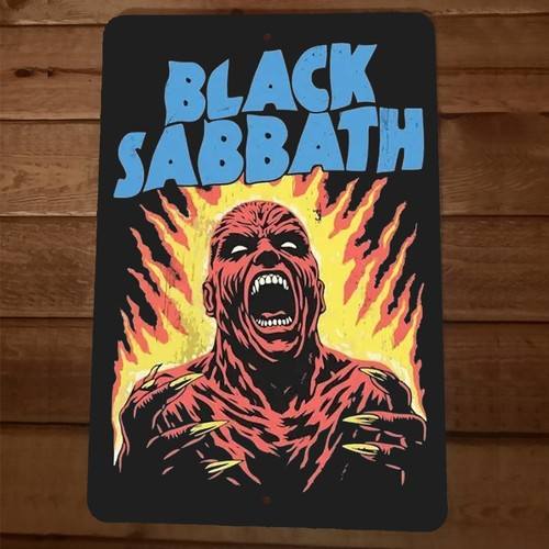 Demon Poster Black Sabbath 8x12 Metal Wall Sign