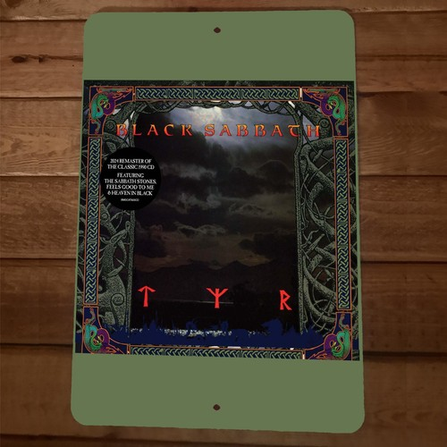 Remastered Album Cover Black Sabbath 8x12 Metal Wall Sign