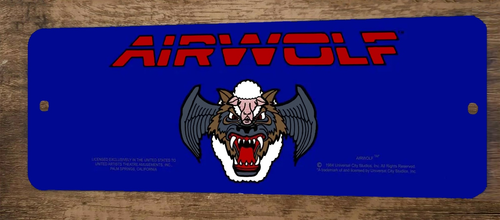 Airwolf Arcade 3x12 Metal Wall Video Game Marquee Banner Sign