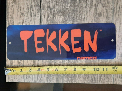 Tekken Classic Arcade Marquee Banner 3x12 Metal Wall Sign
