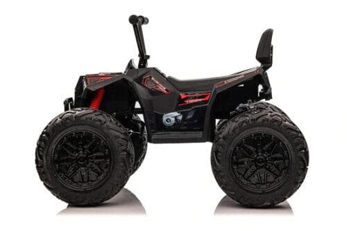 24V Children's Electric ATV Ride-On Toy, Rubber Tires, Hand Accelerator, Music Player, LED Illumination
