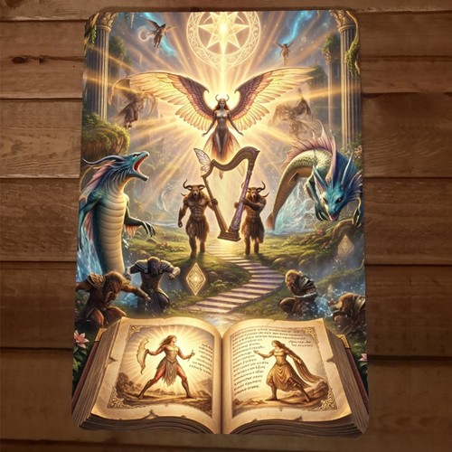 Sacred Geometry Ancient Grimoires 8x12 Metal Wall Sign 5th Dimension 5D Dragons