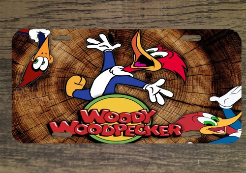 Woody Woodpecker Classic Cartoon 6x12 Custom Mountable Novelty License Plate