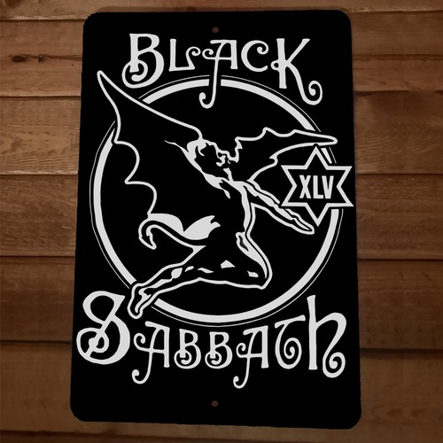 XLV Black Sabbath 8x12 Metal Wall Sign
