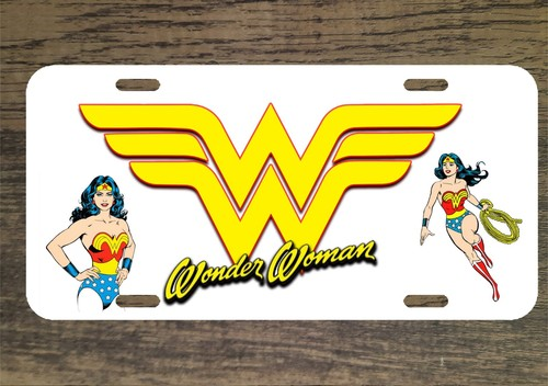Wonder Woman 6x12 Custom Mountable Novelty License Plate