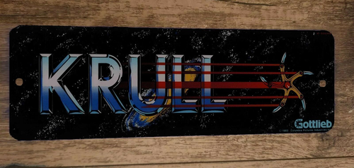 Krull Arcade Marquee 3x12  Metal Wall Sign Banner Poster