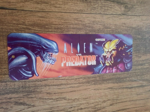 AVP Alien VS Predator Classic Arcade Banner Marquee 3x12  Metal Wall Sign