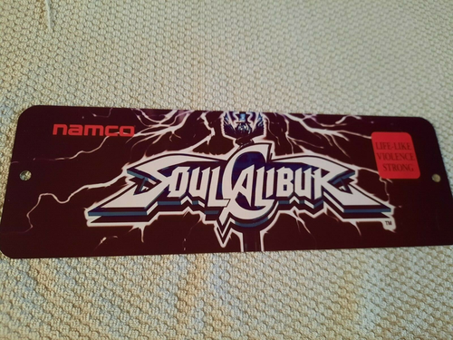 Soul Calibur Arcade Marquee 3x12 Metal Wall Sign