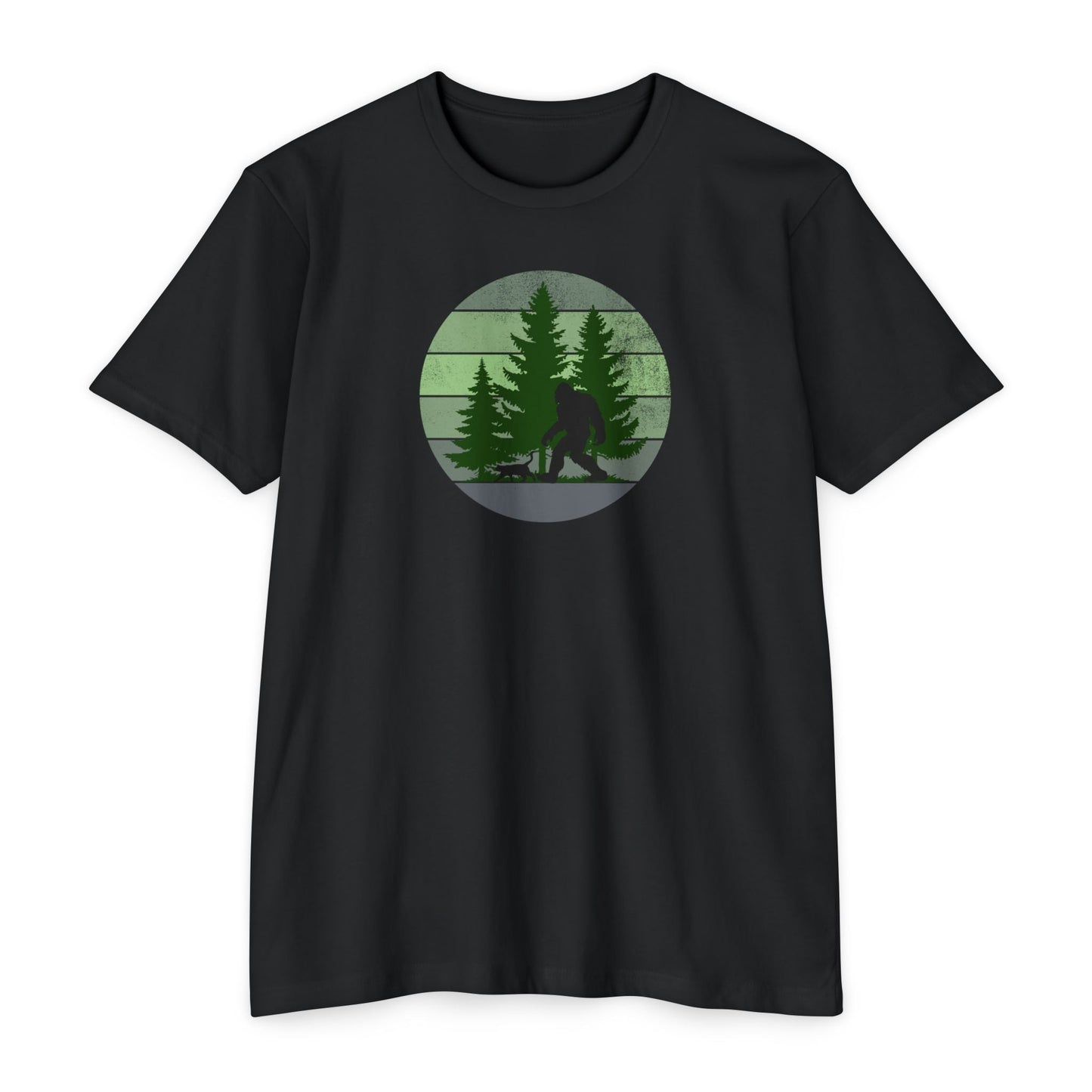 Sasquatch & Sascat Unisex CVC Jersey T-shirt